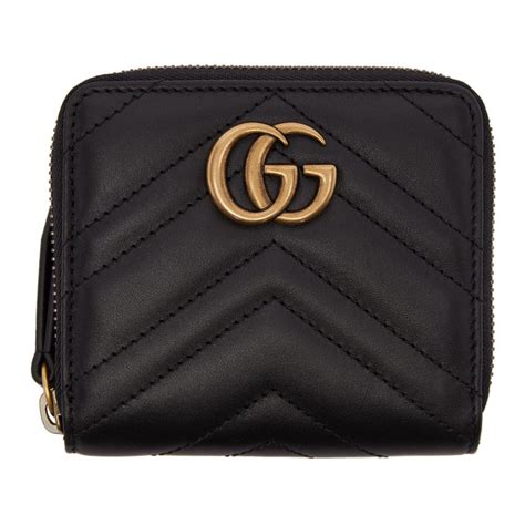 gucci marmont mini zip|Gucci Marmont mini bag wallet.